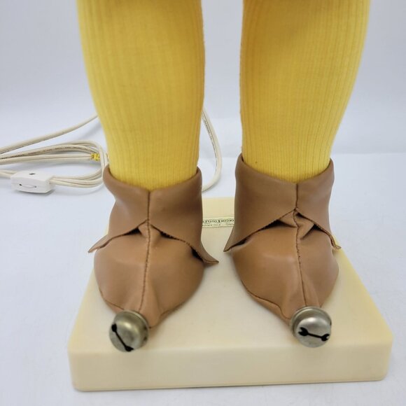 VTG 1990 Telco 21" Christmas Animated Motion-ettes Toy Maker Hammer Elf WORKS! - Picture 13 of 14